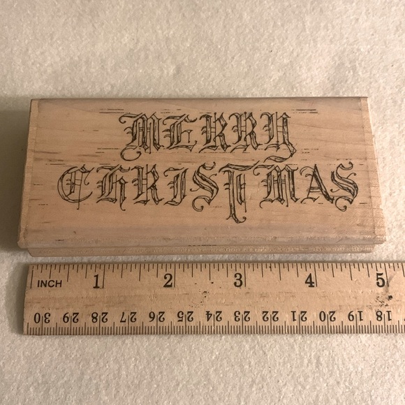 Vintage 2002 “Olde Christmas “ Rubber Stamp - Picture 1 of 4